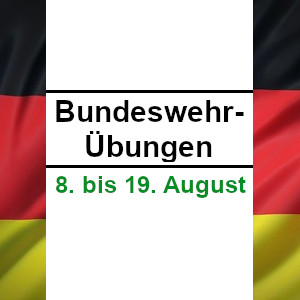 Bundeswehr-Übungen August 2022
