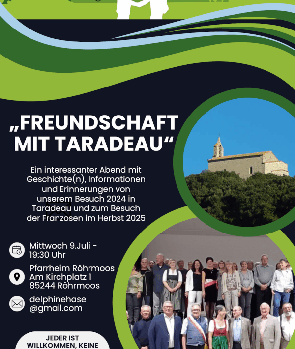 Plakat: Freundschaft mit Taradeau