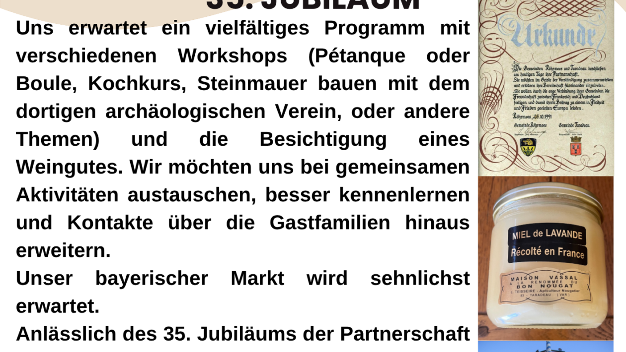 Taradeau-Besuch 2026