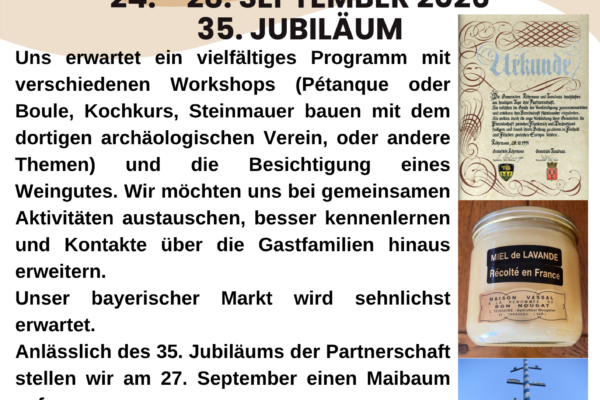 Taradeau-Besuch 2026