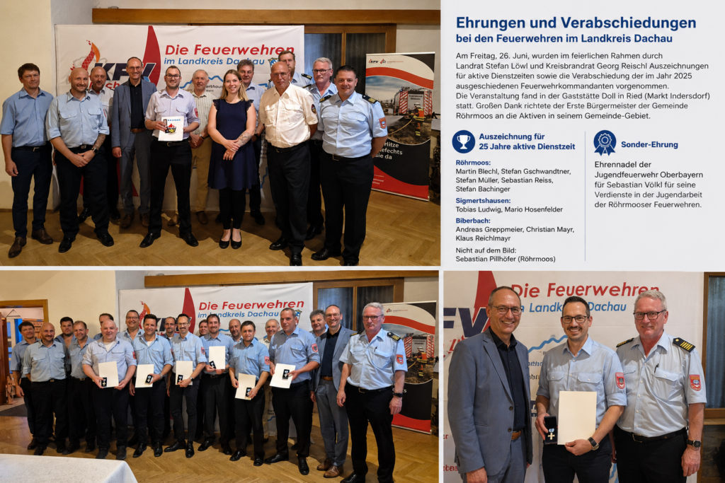 Ehrungen FFW Feuerwehr