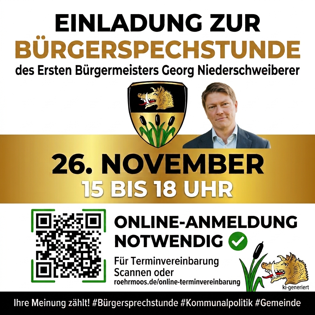 Bürgersprechstunde am 26.11.2026