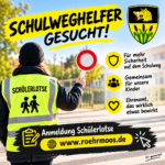 Schulweghelfer für Röhrmoos gesucht