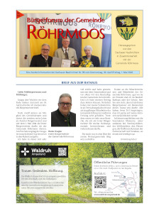 Bürgerforum Röhrmoos vom 1. Mai 2026
